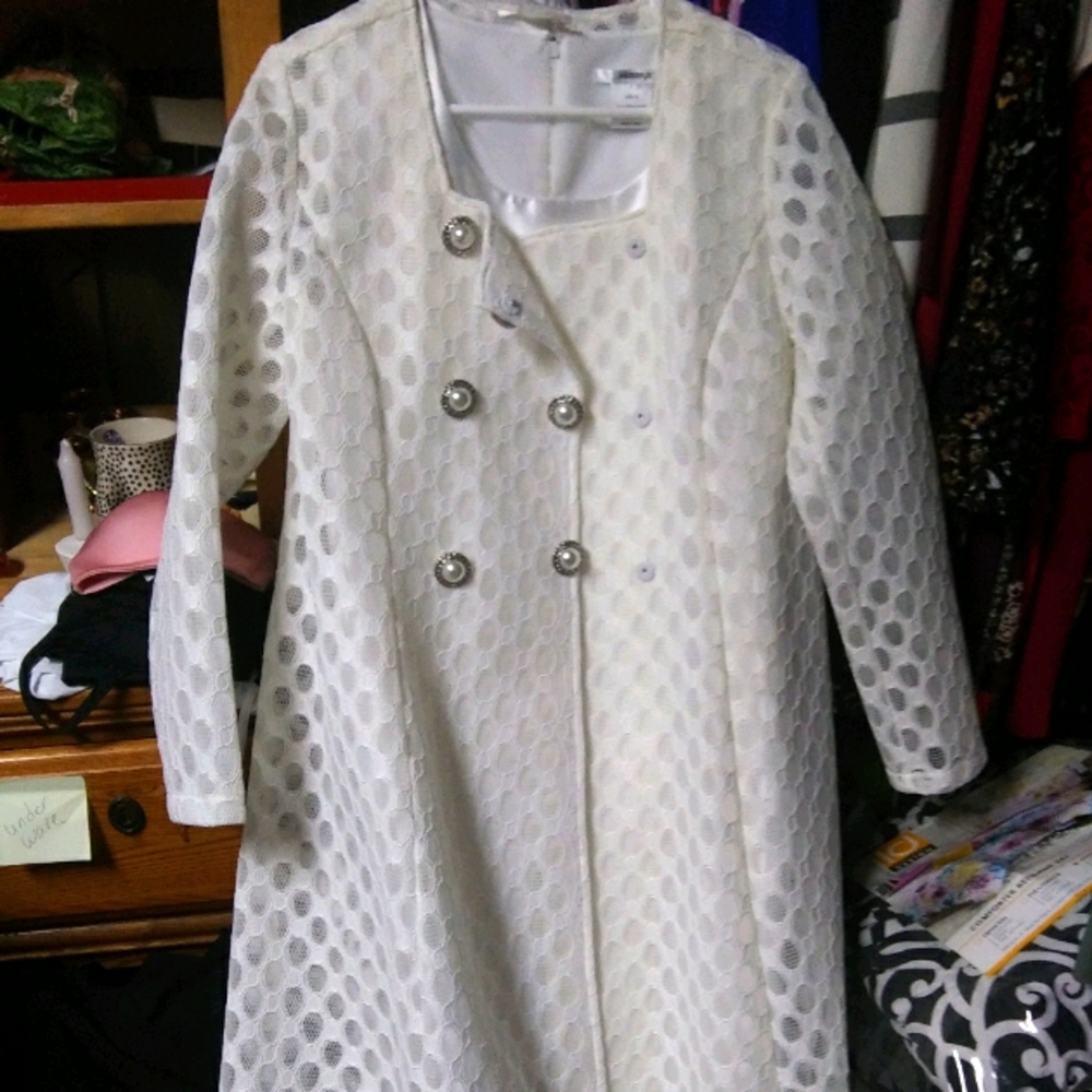 Used Two-piece jacket and silk dress